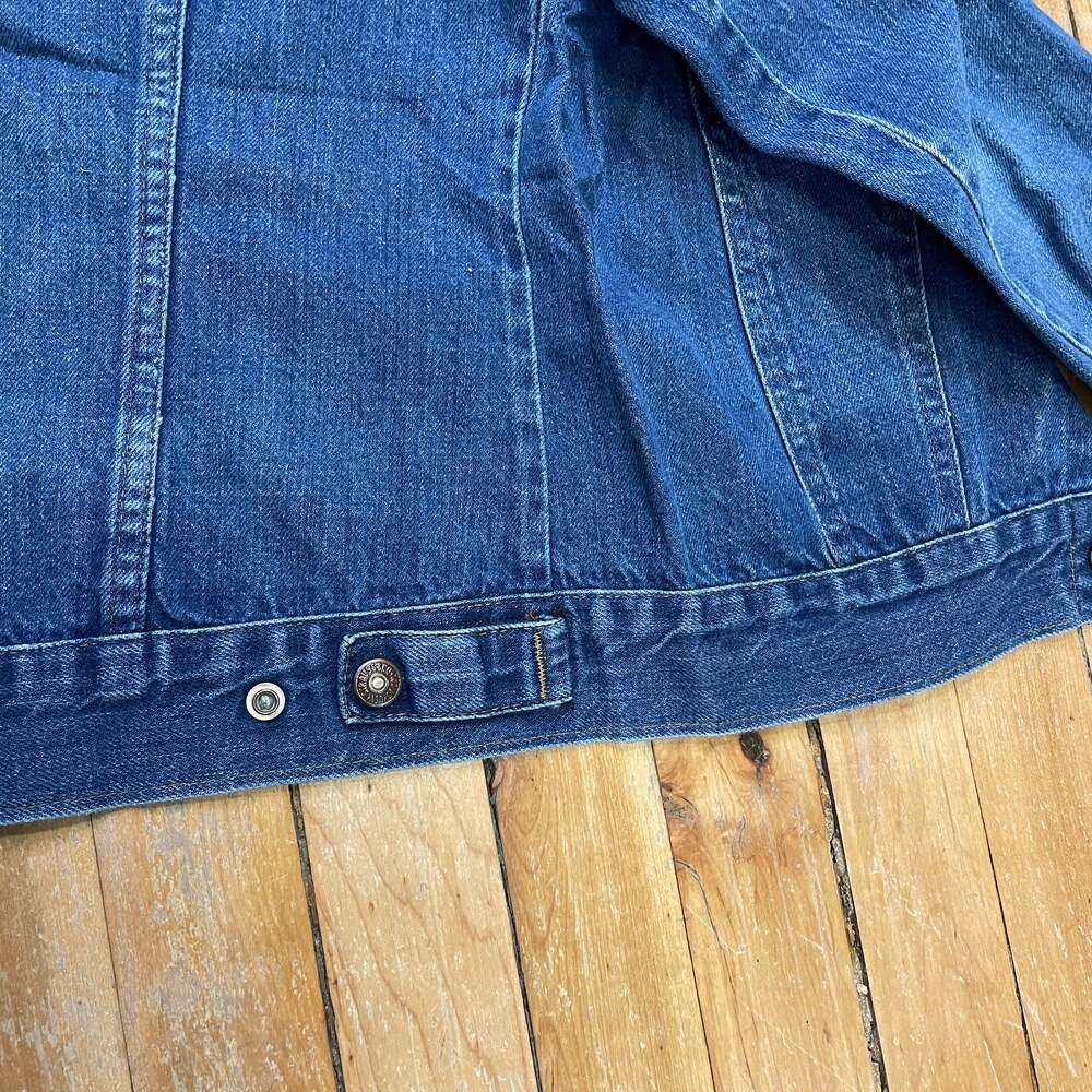 Outstanding Vintage 60s/70s Levi's for Gals Orange Tab Fitted Denim Jacket Size - Picture 7 of 7